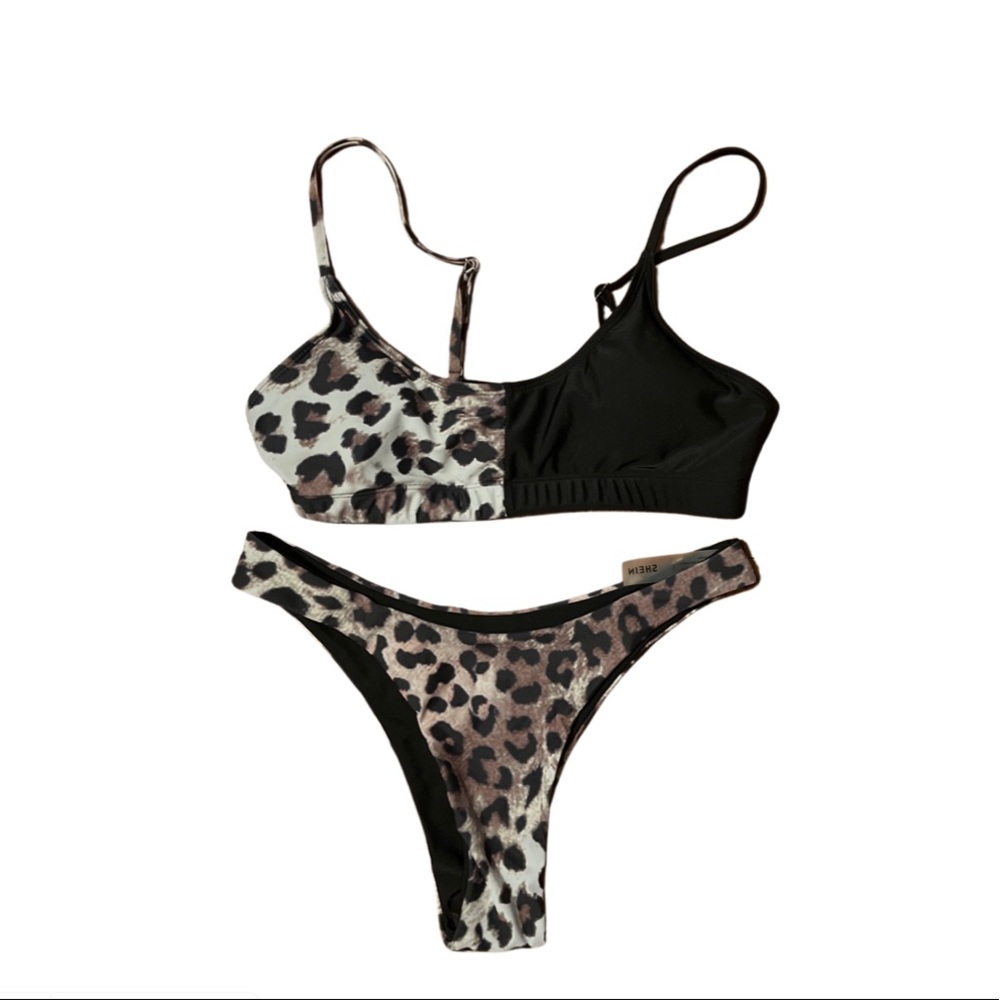Animal Print Bikini Set